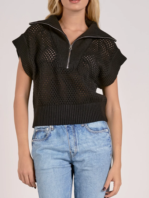 Allie Zip Up Sweater