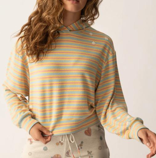 Sunshine on my Mind Striped Hoody