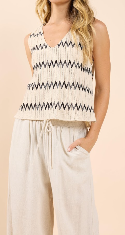 Way out Zig Zag Wave Top