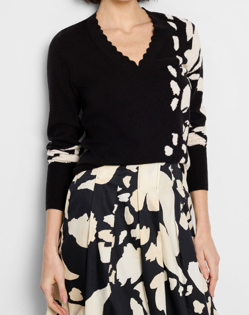 Evening Petal Sweater