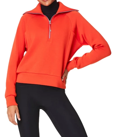 Airessentials Half Zip - Poppy