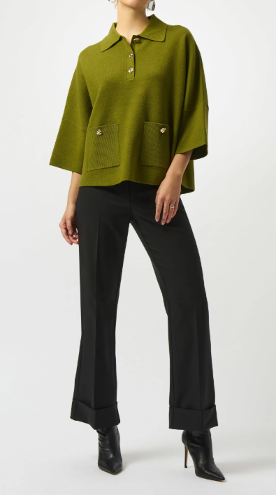 Boxy Pullover Knit Sweater