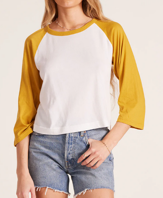 Color Block Crew Neck