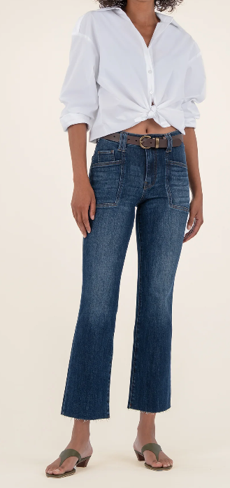 Kelsey High Rise Ankle Flare