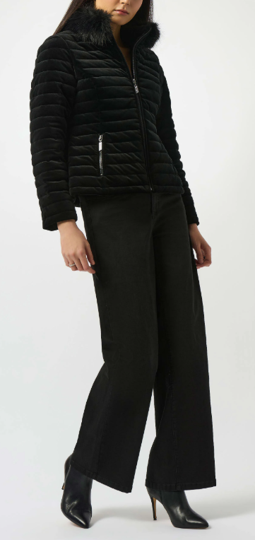 Velvet Puffer Jacket