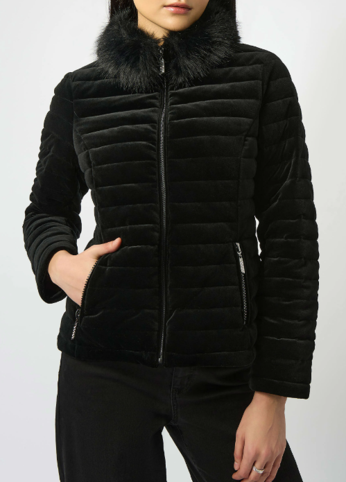 Velvet Puffer Jacket