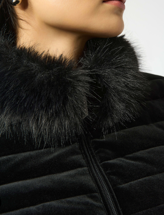 Velvet Puffer Jacket