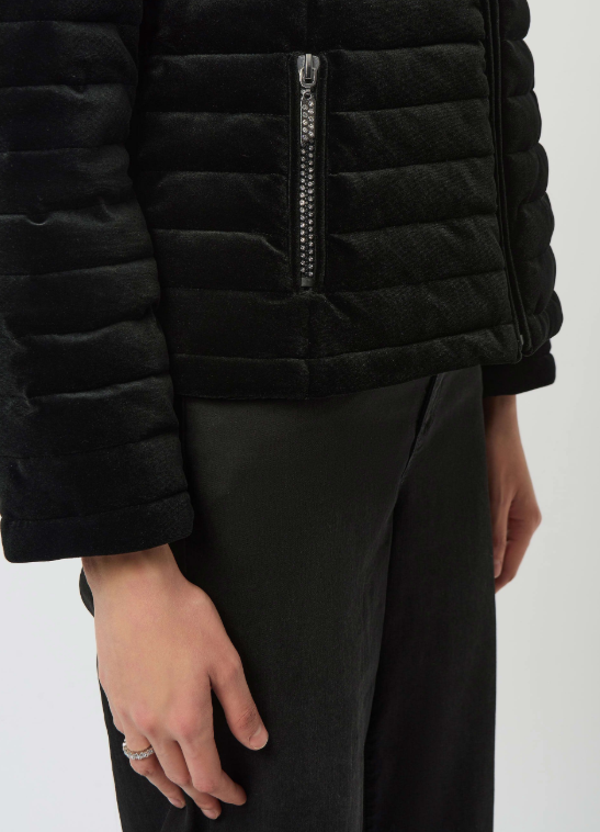 Velvet Puffer Jacket