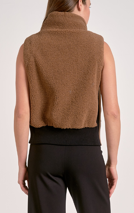 Teddy Zip Up Vest
