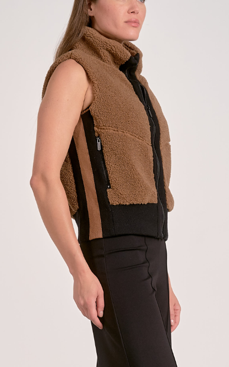 Teddy Zip Up Vest