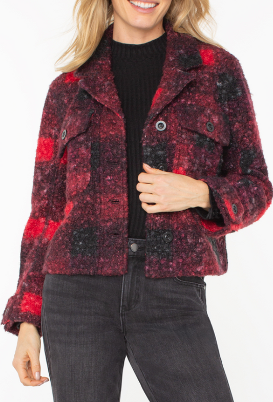 Boxy Button Front Shacket