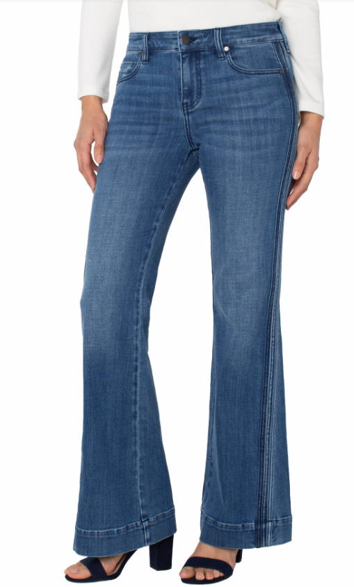 Hannah Flare with Trim Detail