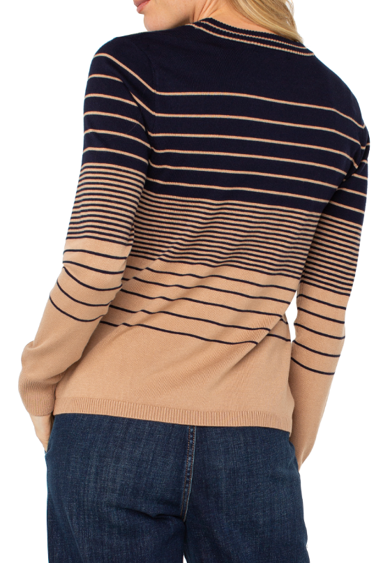 Striped Crew Neck Sweater