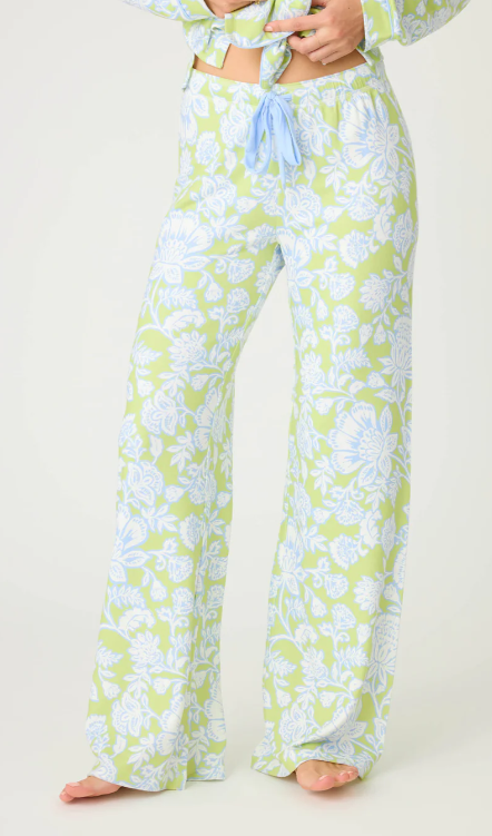 Beautiful Life Lime Floral Pant