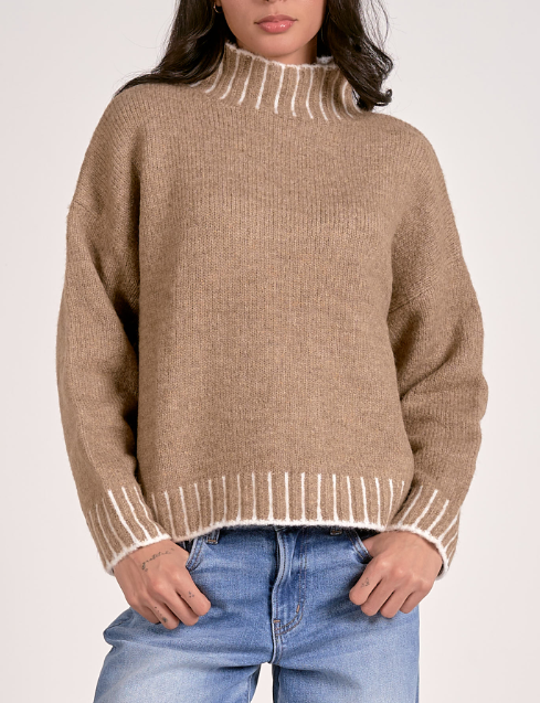Valma Sweater w/stitch Detail