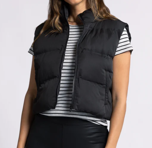 Issey Cropped Puffer Vest
