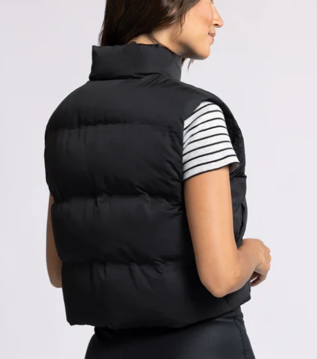 Issey Cropped Puffer Vest