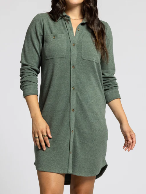 Leslie Button Up Dress