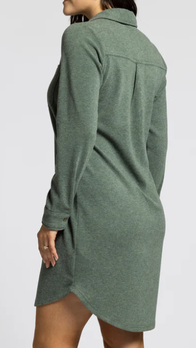 Leslie Button Up Dress