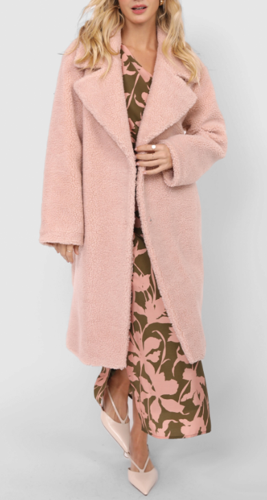 Gemma Teddy Long Coat