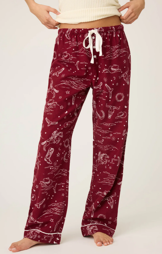 Flannel Cowgirl Pajama Pants