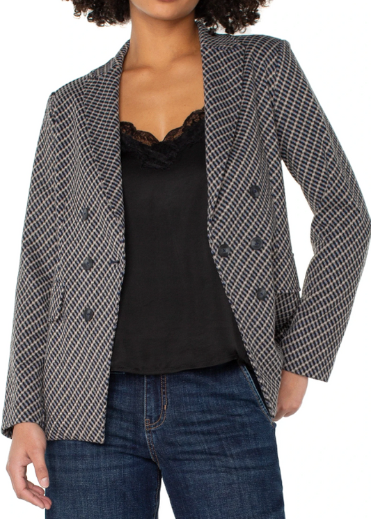 Faux Double Breasted Blazer