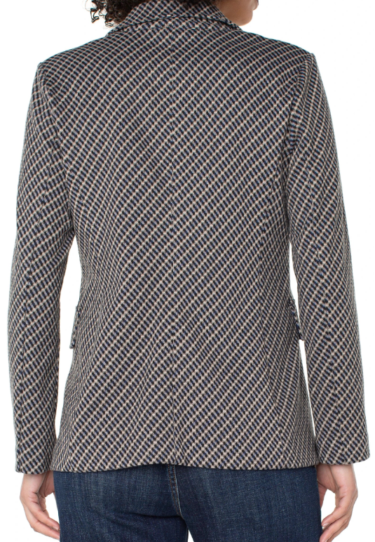 Faux Double Breasted Blazer