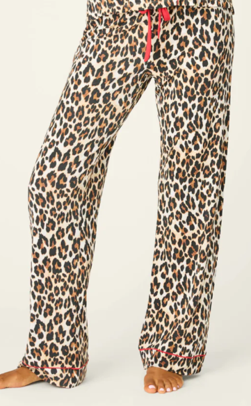 Leopard Print Pajama Pants