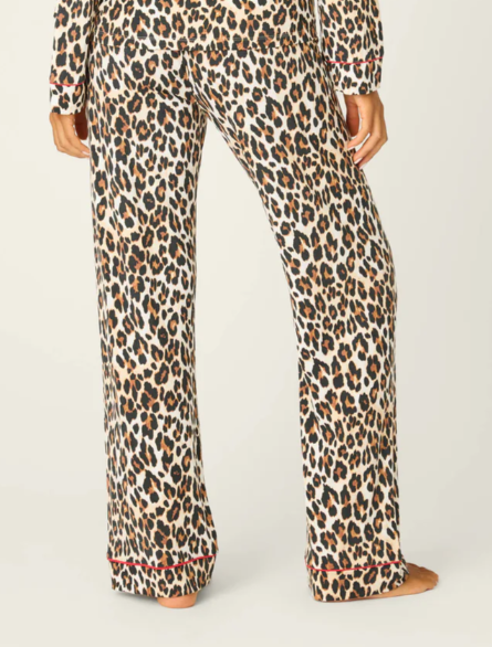 Leopard Print Pajama Pants