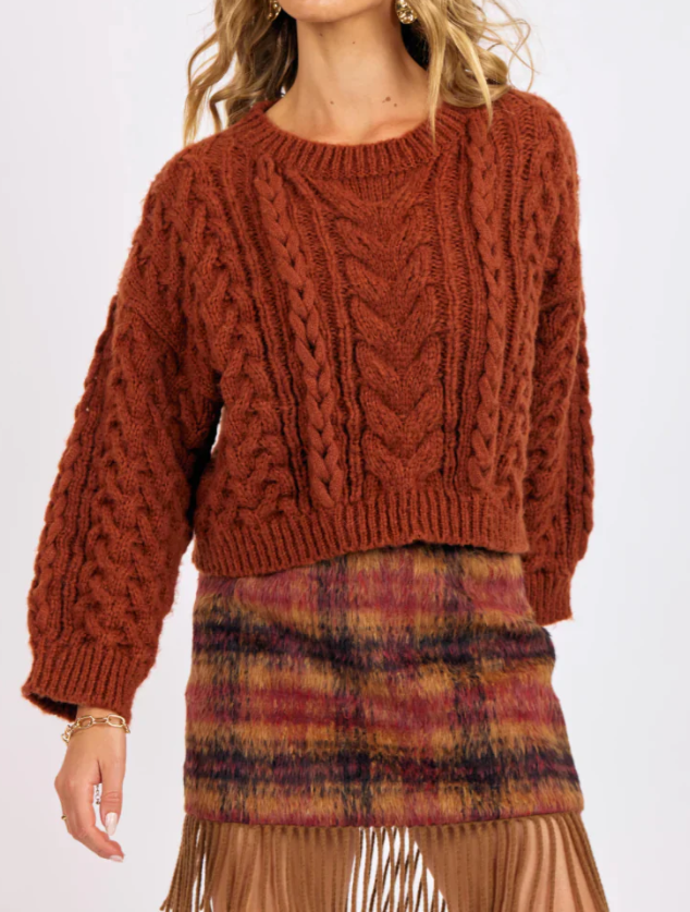 Louisa Cable Knit Sweater
