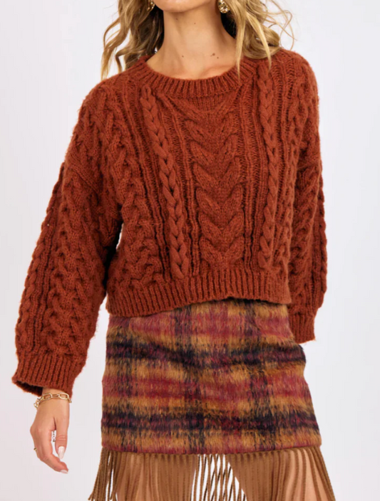 Louisa Cable Knit Sweater