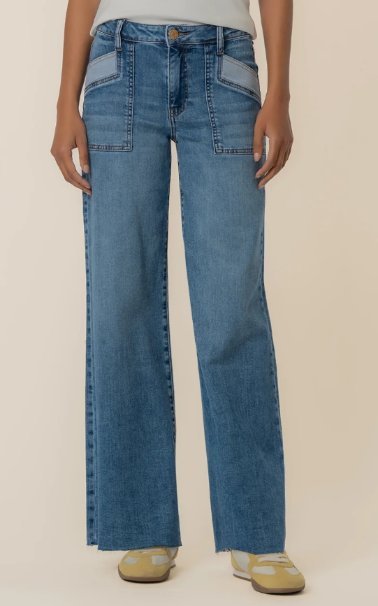 Maya High Rise Wide Leg Jeans