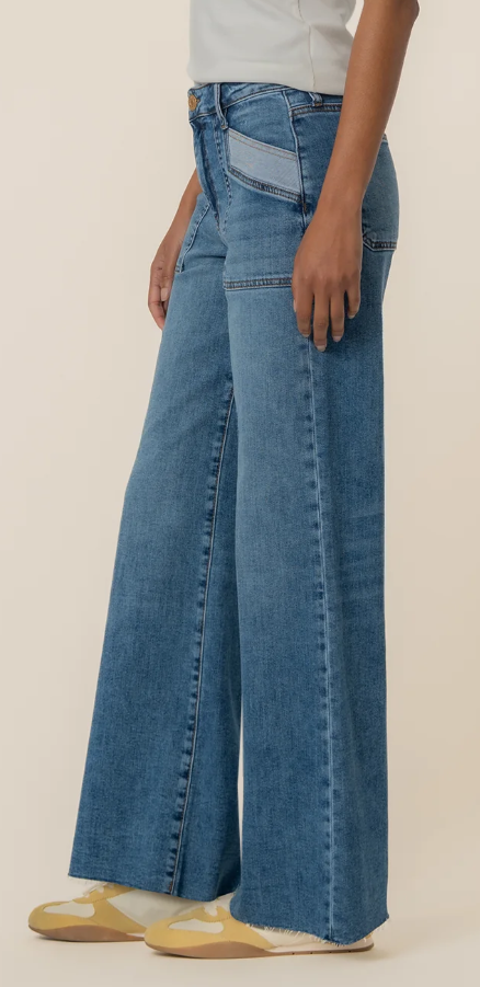 Maya High Rise Wide Leg Jeans