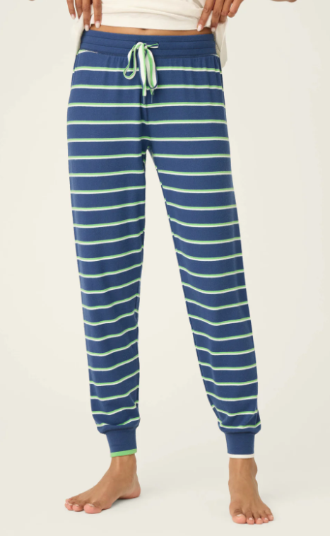 C'est La Vie Striped Banded Pants