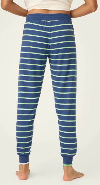 C'est La Vie Striped Banded Pants