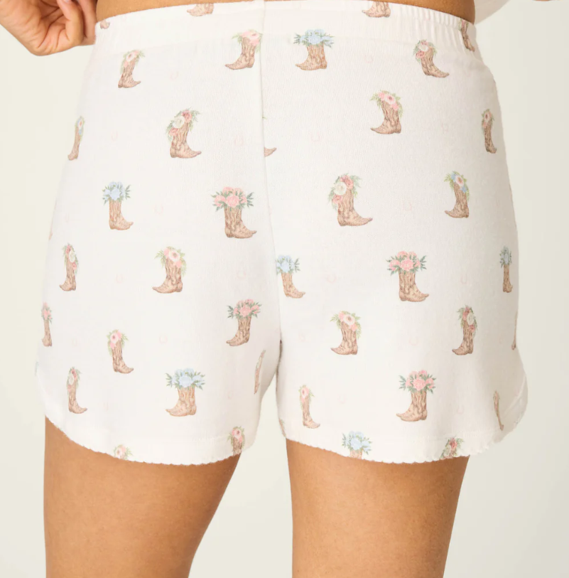 Western Blooms Shorts