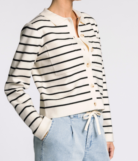 Clyde Striped Cardigan