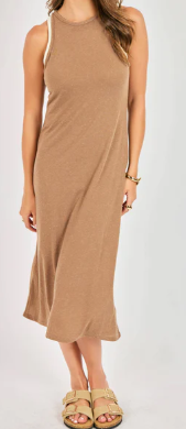 Sand Toys Layered Midi Dress