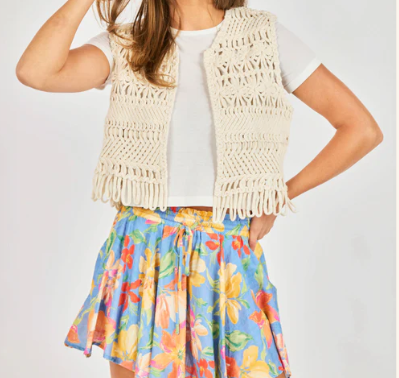 Matilda Crochet Vest