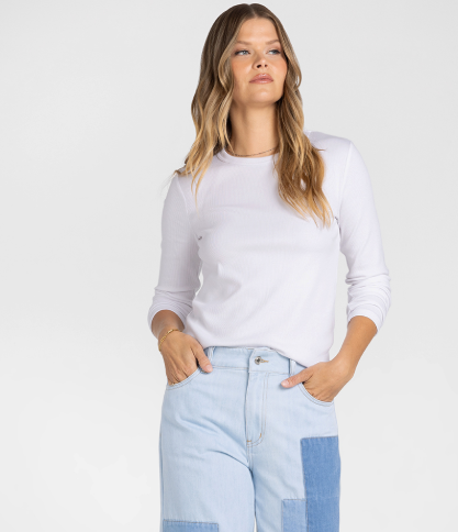 Jess White Long Sleeve