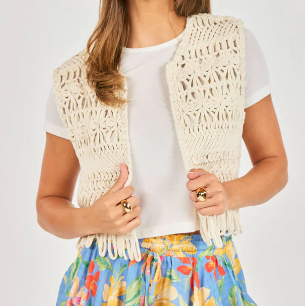 Matilda Crochet Vest