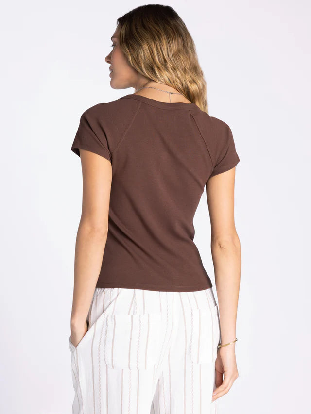 Adina Brown Button Up Shirt