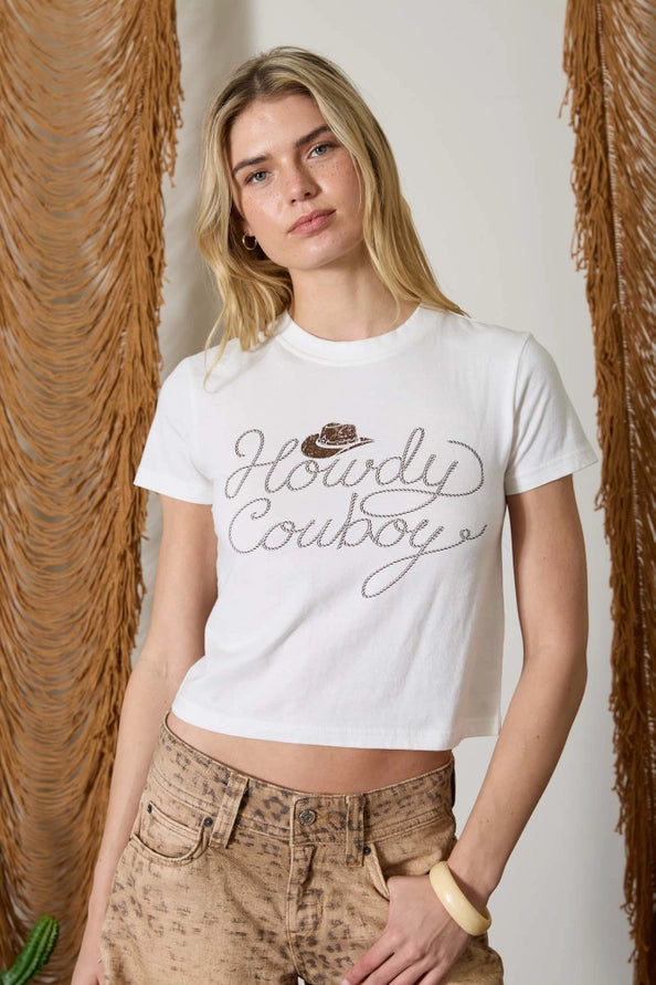 Howdy Cowboy Tee